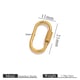 Oval turnbuckle-smooth surface 11*21 Picture9